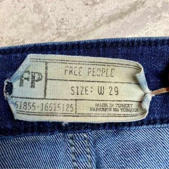 Free People Skinny Jeans Lace Up Close EUC Women’s 29 - Picture 4 of 9